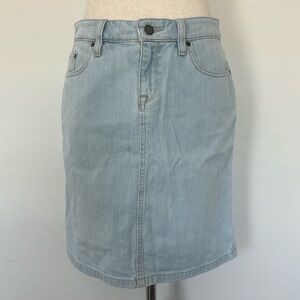 L.L. Bean Women's Jean Skirt Size 2P